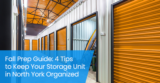 4 tips to keep your storage unit in North York organized